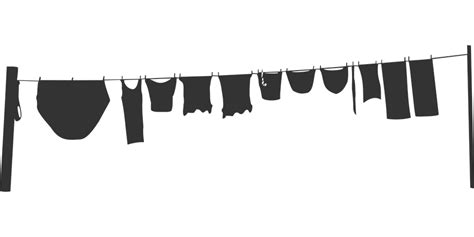 Download Clothesline, Washing Line, Laundry. Royalty-Free Vector ...