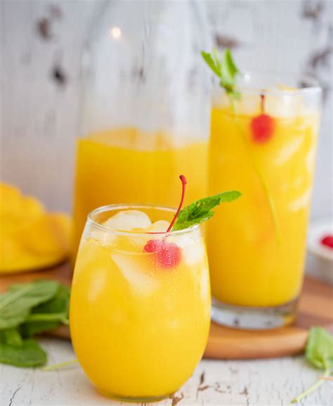 Fresh mango juice recipe - how to make it at home