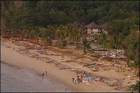 Aftermath Of The Tsunami That Hit The Khao Lak Bay, Thailand. On ...