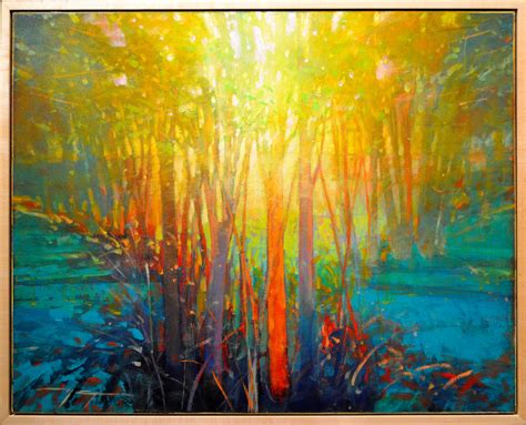 "SYMMETRY OF LIGHT: COPPICE 1941" | Painting, Landscape art, Fine art painting