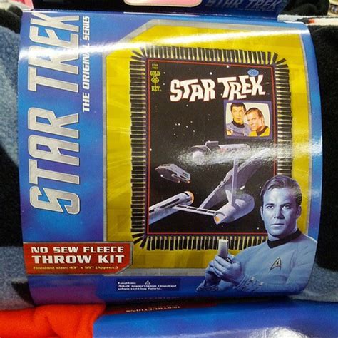 Star Trek: TOS fleece blanket... | Joe Ross | Flickr