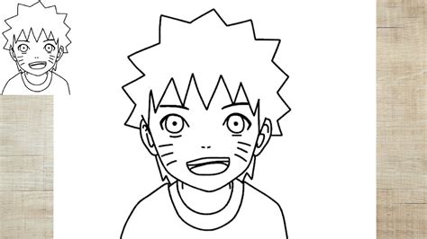 How to draw kid Naruto - YouTube