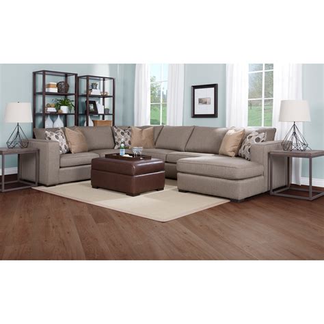 Decor-Rest 2900 Contemporary Customizable Sectional with Chaise | Sheely's Furniture & Appliance ...