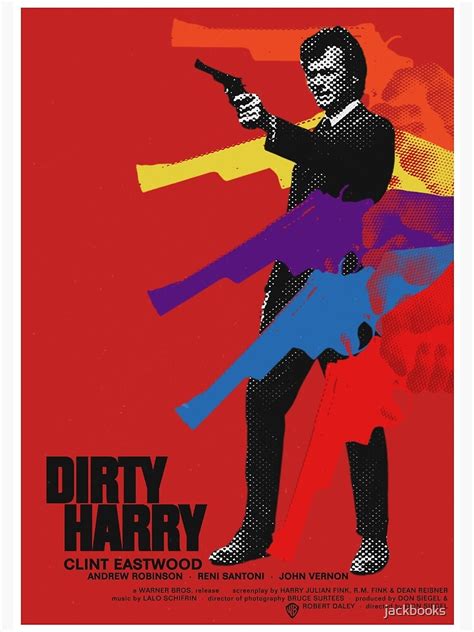 "Dirty Harry (1971) - Movie poster design" Poster for Sale by jackbooks ...