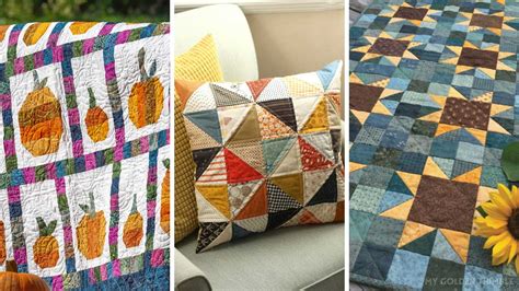 21 of The Best Fall Quilt Patterns to Sew This Season - My Golden Thimble