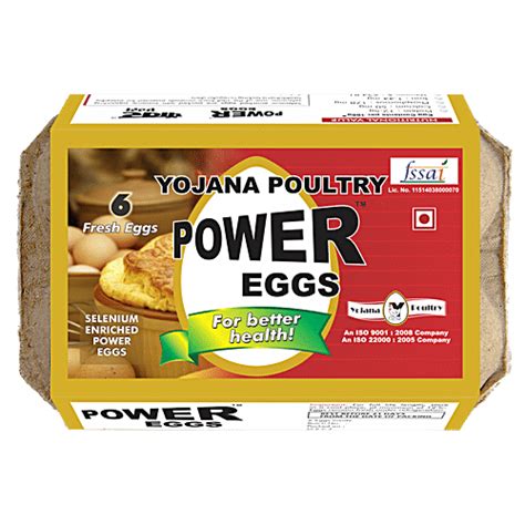 Buy Yojana Poultry White Power Eggs Online at Best Price of Rs 48 - bigbasket