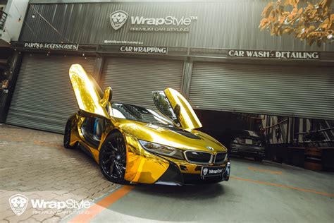 BMW i8 - Gold chrome | Wrapstyle