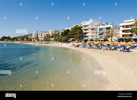 Mallorca, Port de Pollenca, beach Stock Photo - Alamy