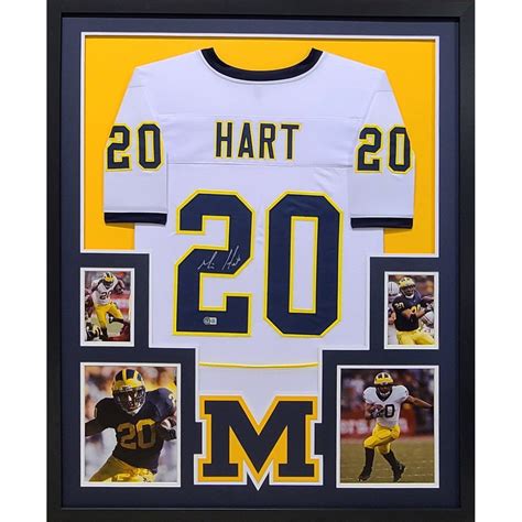 Mike Hart Autographed Signed Framed Michigan Jersey Beckett