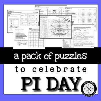 Pi Day Activities - Puzzles by weatherly | Teachers Pay Teachers