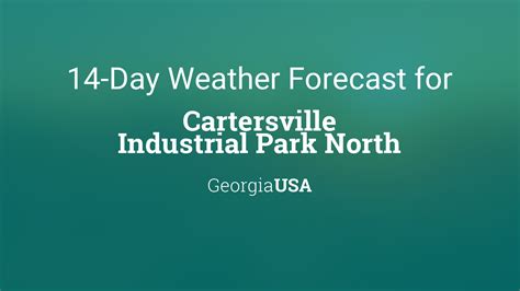 Cartersville Industrial Park North, Georgia, USA 14 day weather forecast