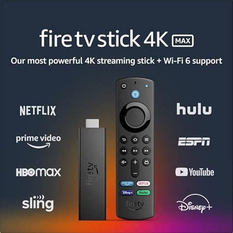 Amazon Fire TV Stick 4K Max streaming device