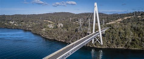 Batman Bridge by the Tamar River Near Sidmouth. Stock Image - Image of ...