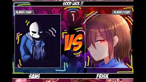 Sans vs Frisk | Undertale Throw down - MUGEN Gameplay - YouTube