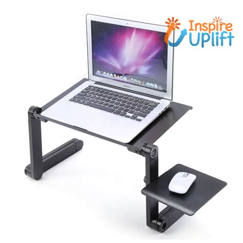 Adjustable Laptop Stand W/ Mouse Panel | Adjustable laptop table, Portable laptop desk, Portable ...