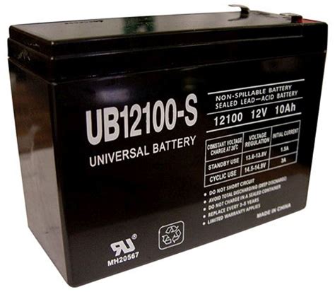 Briggs & Stratton 187079GS 12V 10Ah Generator Replacement Battery ...