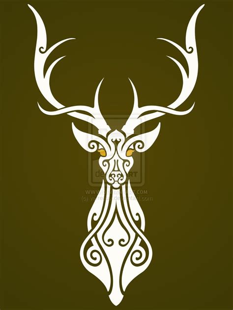 The White Stag by verreaux on DeviantArt | Stag tattoo, Celtic, Celtic art