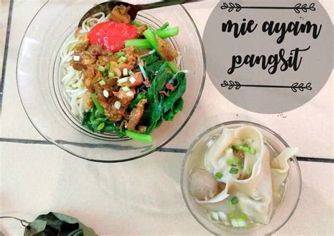 Resep Mie ayam pangsit oleh Mommy Gilbran - Cookpad