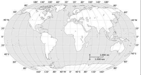 Blank World Map With Latitude And Longitude | World Map Interactive | Blank world map, Global ...