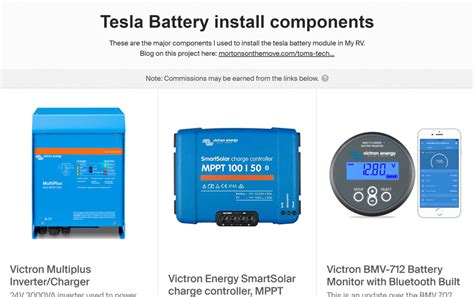 Updated Tesla Module RV Installation