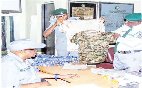 Customs intercept sack of military uniforms from Niger