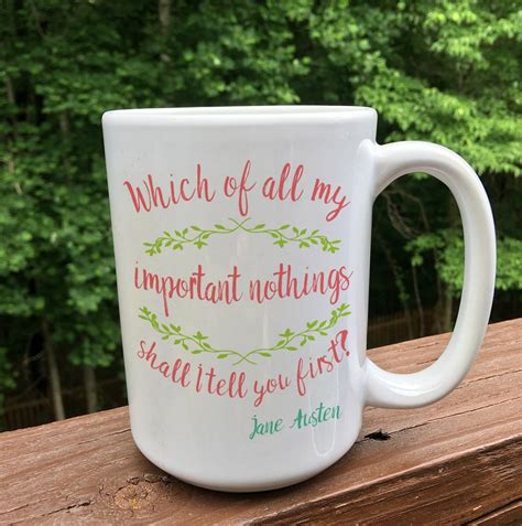 Jane Austen / Coffee Mug / Coffee Cup / Literary Gift / Coffee | Etsy