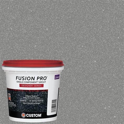 Custom Building Products Fusion Pro #551 Moonshadow 1 Qt. Designer Series Grout-FPD551QT-4 - The ...