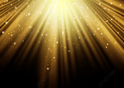 Bright Light Line Gold Particle Dust Background, Light Brightening ...