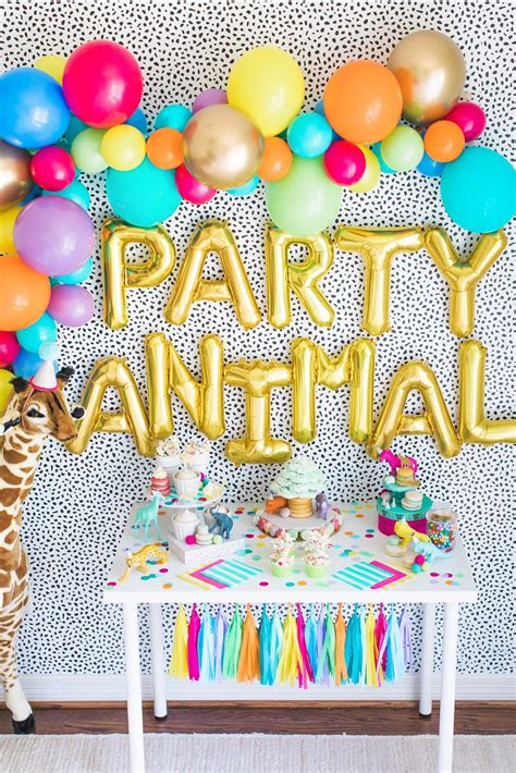 Party Animal Balloon Garland Party Animal Party Decor - Etsy