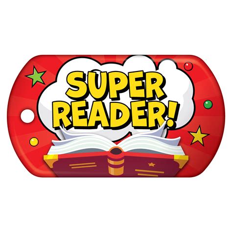 Super Reader Brag Tags | SchoolLife.com