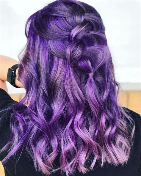 30 Lovely Purple Hair Color Ideas Trending in 2020