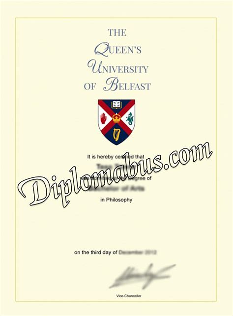 where to buy fake Queen’s University Belfast degree certificate ...