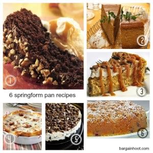 6 Springform pan recipes