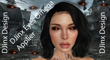 Second Life Marketplace - **DJinx** Black Hole Eyes Omega/Catwa