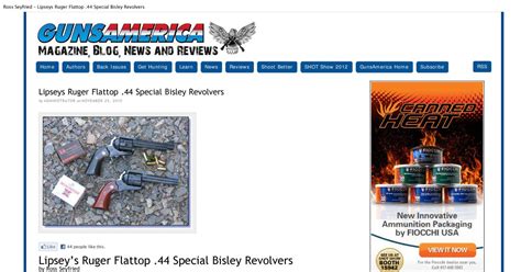 Ross Seyfried – Lipseys Ruger Flattop .44 Special Bisley Revolvers.pdf ...