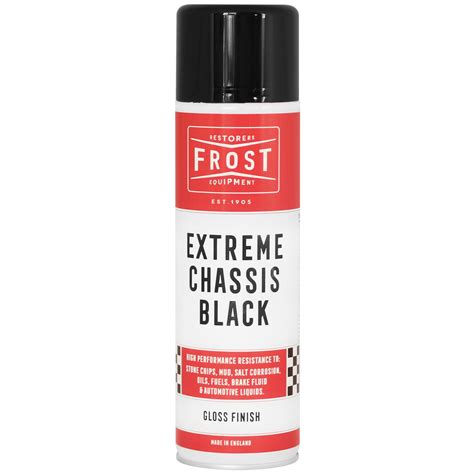 Frost 500ml Of Extreme Chassis/Suspension Black Spray Paint - Semi ...