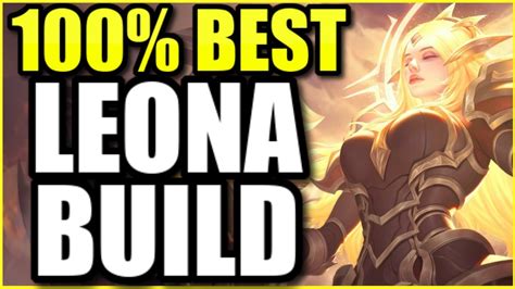 THIS is the 100% BEST LEONA SUPPORT BUILD for SEASON 11 (UNBEATABLE ENGAGES) - YouTube