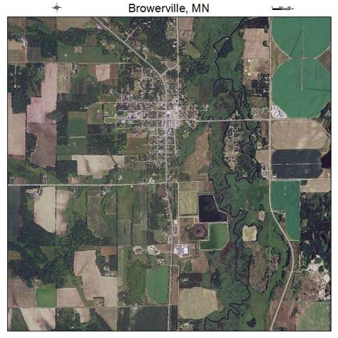 Aerial Photography Map of Browerville, MN Minnesota