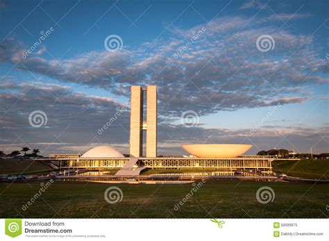 Brazilian National Congress Editorial Image - Image of futuristic, district: 56999875