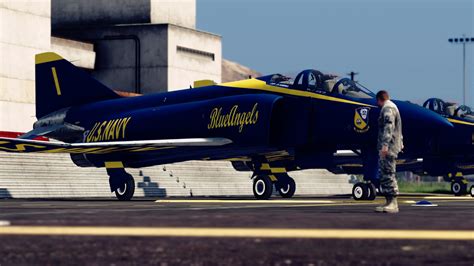 F-4 Phantom II Blue Angels US Navy Display Team [Add-on] - GTA5-Mods.com