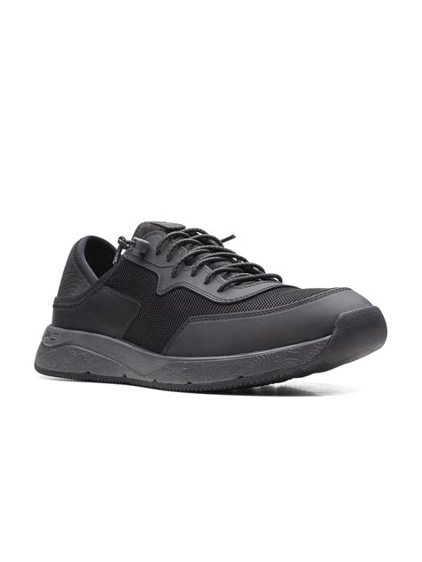 Buy Clarks Men Black Woven Design Sneakers - Casual Shoes for Men ...