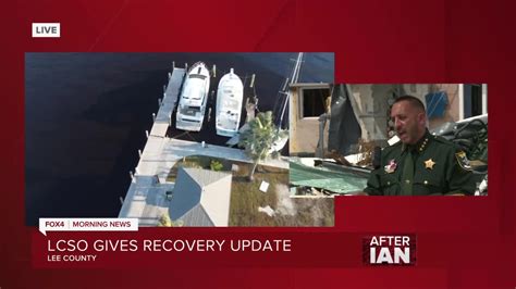 Lee County Sheriff's Office gives update on recovery efforts