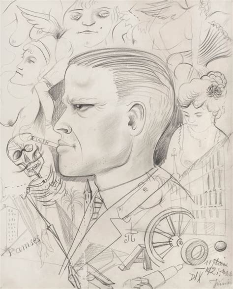 Otto Dix | Self Portrait in the Metropolis, 1921