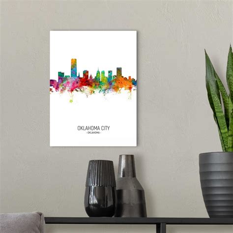 Oklahoma City Skyline Wall Art, Canvas Prints, Framed Prints, Wall ...