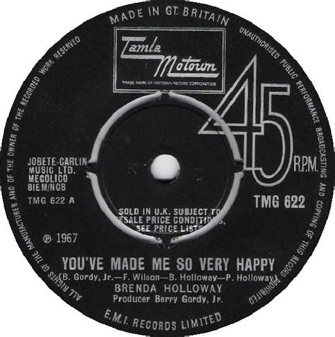 Brenda Holloway – You've Made Me So Very Happy (1967, Vinyl) - Discogs