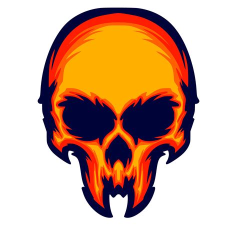 Skull head art illustration 25265087 Vector Art at Vecteezy