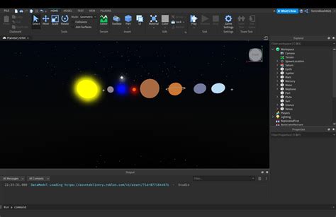 Roblox Solar System