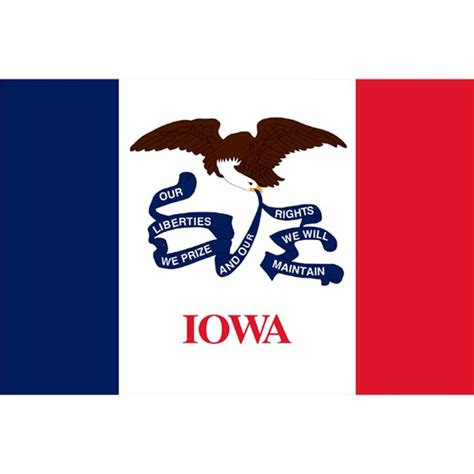 Iowa State Flag - 4' x 6' | Flag coloring pages, State flags, Project based learning