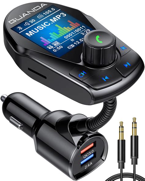 Buy Bluetooth FM Transmitter (Upgraded Version) in-Car Wireless Radio ...