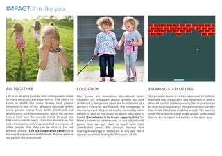 Accessible Games | blind ready, social and educational activities | PPT